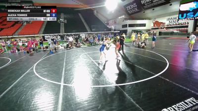 135 lbs Rebekah Miller, Montana HS Girls vs Alexa Torres, California HS Girls