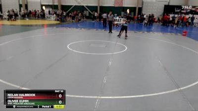 110 lbs Cons. Round 2 - Oliver Kumm, WWC Predator Wrestling vs Nolan Halbrook, Limon Badgers