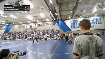 51 lbs Champ. Round 2 - Miles Bringhurst, Westlake vs Julian Garcia, Northside Wrestling Club