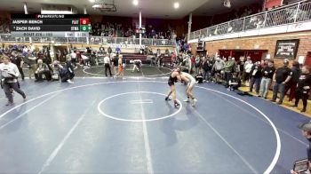 150 lbs Champ. Round 3 - Zach David, St. Maries vs Jasper Bench, Flathead