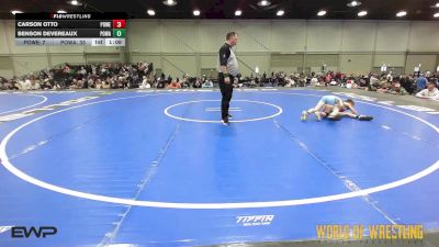 70 lbs Rr Rnd 4 - Carson Otto, Powerhouse Gold 9U vs Benson Devereaux, POWA 9U
