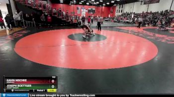 132 lbs Cons. Round 1 - Gavin Nischke, HUNTLEY vs Joseph Boettger, Joliet (WEST)