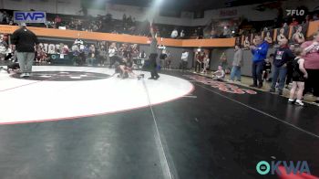 55 lbs Consolation - Michael Mairel, Perry Wrestling Academy vs Ezra Shaw, Deer Creek Wrestling Club