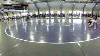 125 lbs Champ. Round 2 - Adam Gelman, Unattached vs Brady Donovan, West Liberty