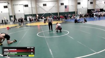 190 lbs Quarterfinal - Jerik Johnson, FAIRBURY vs Kolby Houchin, Bayard High School