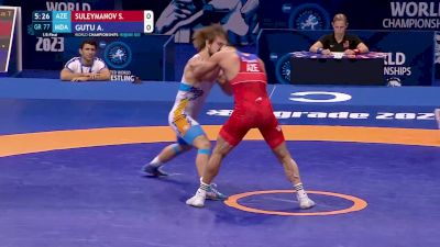 77 kg 1/8 Final - Sanan Suleymanov, Azerbaijan vs Alexandrin Gutu, Moldova