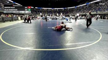 132 lbs Round Of 16 - Ashton Falls, Keystone Central vs Silas Robertson, Greencastle-Antrim