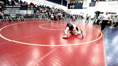 144 lbs Champ. Round 2 - Arman Gukasov, Granada Hills Charter vs Michael Riccardi, Portola