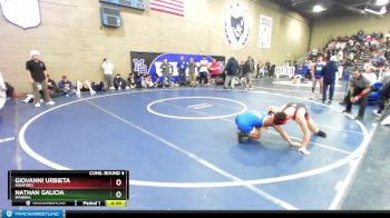 126 lbs Cons. Round 4 - Giovanni Urbieta, Hanford vs Nathan Galicia, Madera