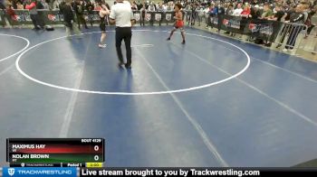 113 lbs Quarterfinal - Maximus Hay, WI vs Nolan Brown, MT