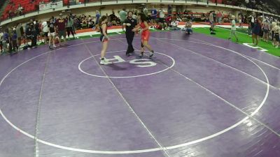 114.3-128.4 lbs Semis - Julia Dunlap, Alaska vs Evelyn Taua, Hawaii