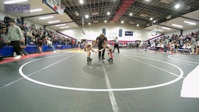 58 lbs Consi Of 8 #2 - Austin Bruce, Salina Wrestling Club vs Deion Berna, Wagoner Takedown Club