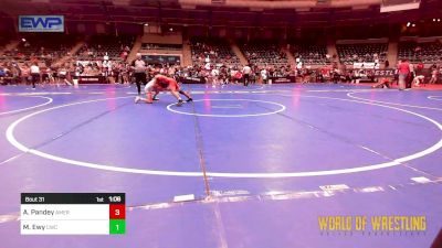 95 lbs Round Of 16 - Arav Pandey, American Dream Wrestling Club vs Maddex Ewy, Cowboy Wrestling Club