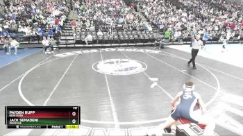 126 lbs Quarterfinal - Jack Semadeni, Ridgeline vs Payden Rupp, Bear River