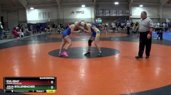 145 lbs Quarterfinal - Eva Gray, Canon-McMillan vs Julia Bollenbacher, Findlay