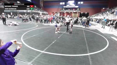 73 lbs Consi Of 4 - Michael Turner, Green River Grapplers vs Odin Barbour, Cowboy Kids WC
