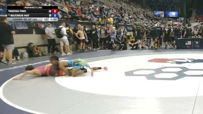 126 lbs Champ. Rd Of 128 - Tristan Pino, Colorado vs Maximus Hay, Wisconsin