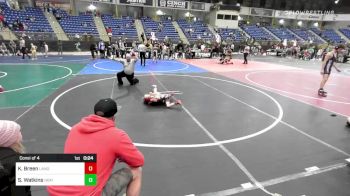 50 lbs Consi Of 4 - Kaine Breen, Land Shark WC vs Sawyer Watkins, Hoxie Kids Wrestling