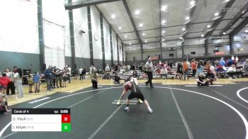 89 lbs Consi Of 4 - Calvin Paull, Outlaw WC vs Isaiah Hilyer, Other Team