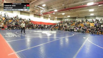 190 lbs Round Of 16 - Noah St. Onge, Exeter vs Nate Post, Milford