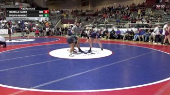 5A 170 lbs Quarterfinal - Evelyn Romero, Van Buren vs Isabella Hayes, El Dorado
