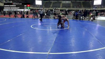 130 lbs Consi Of 8 #2 - Joshua Dobson, Anita vs Maddox Rosenblatt, Lafayette Hill