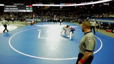 I-138 lbs Champ. Round 1 - Devon Weber, Greece Schools vs Neil Paulercio, Briarcliff-Byram Hills-Valhalla-Westlake