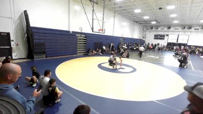 40-43 lbs Round 3 - Benjamin Saenz, Threshold Wrestling Club vs Leia Gonzalez, Threshold Wrestling Club