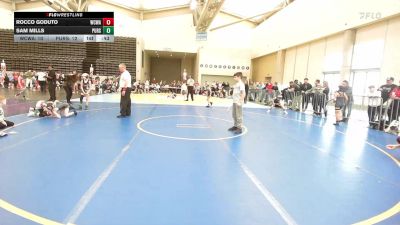 56 lbs Rr Rnd 1 - Rocco Goduto, Wrecking Crew Wrestling Academy vs Sam Mills, Pursuit Wrestling Academy