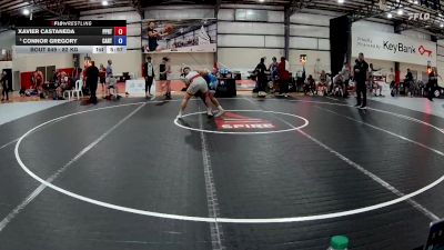 82 kg Champ. Round 2 - Xavier Castaneda, Potomac Premier Regional Training Center vs Connor Gregory, Castleton RTC