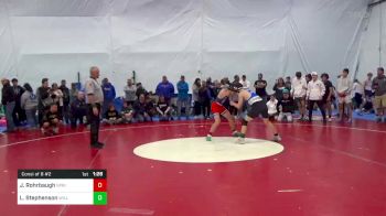 130 lbs Consi Of 8 #2 - Jack Rohrbaugh, Spring Grove vs Lucas Stephenson, Williamsport