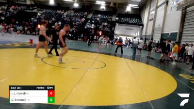 215 lbs Cons. Semi - Jake Howell, Cherry Creek High School vs Calib Svoboda, Monarch Wrestling Club