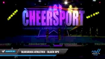 Bluegrass Athletics - Black Ops [2021 L4 Senior Coed - D2 - Small Day 1] 2021 CHEERSPORT National Cheerleading Championship