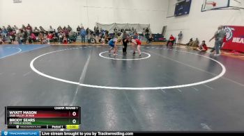 90 lbs Champ. Round 1 - Brody Sears, CY Middle School vs Wyatt Mason, Sage Valley Jr High