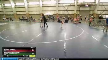 63 lbs 3rd Place Match - Hayes Daniel, AR vs Preston Beckett, WA