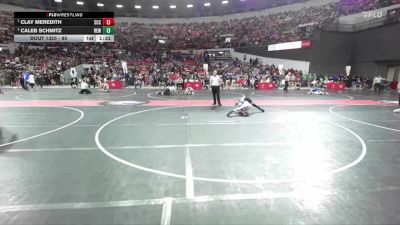 85 lbs Cons. Round 2 - Caleb Schmitz, RT Elite Wrestling vs Clay Meredith, St Croix Central