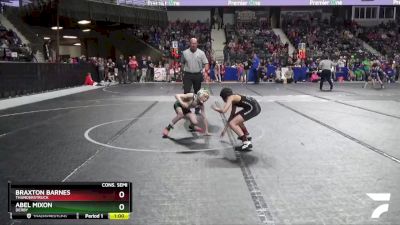 68 lbs Cons. Semi - Braxton Barnes, Thunderstruck vs Abel Mixon, Derby