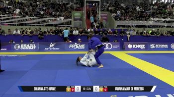 Janaina Maia De Menezes vs Brianna Ste-Marie 2025 Brasileiro Jiu-Jitsu IBJJF