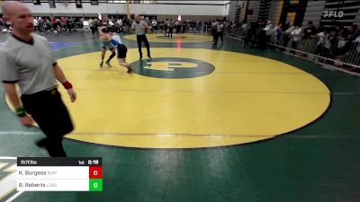 157E lbs Rr Rnd 2 - Kaleb Burgess, Buffalo vs Brayden Roberts, Long Island