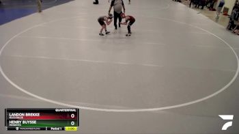 85 lbs Quarterfinal - Landon Brekke, RLCC/Oklee vs Henry Buysse, Minneota