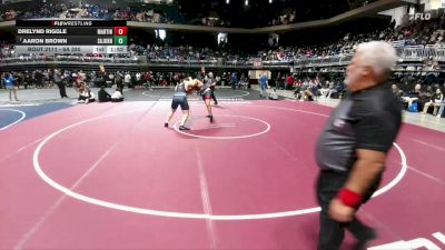6A 285 lbs Champ. Round 1 - Aaron Brown, San Antonio Johnson vs Drelynd Riggle, Arlington Martin