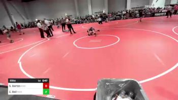 89 lbs Consi Of 4 - Samuel Barton, Roseburg Mat Club vs Cylar Bail, Middleton WC