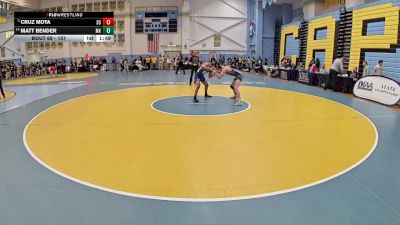 157 lbs Champ. Round 1 - Cruz Mota, Sussex Central H S vs Matt Bender, McKean H S