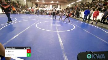 58-61 lbs Quarterfinal - Hagen Byrd, Salina Wrestling Club vs Evan Hair, Sperry Wrestling Club