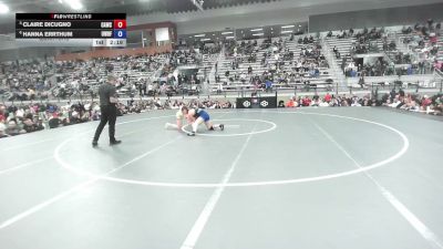 62 kg Quarters - Claire DiCugno, Cardinal WC vs Hanna Errthum, USOPTC Women's Resident Freestyle Program