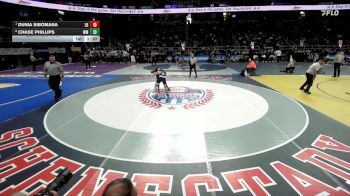 I-118 lbs Quarterfinal - Dunia Sibomana, Long Beach vs Chase Phillips, Ward Melville