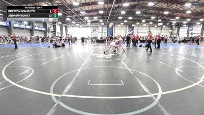120 lbs Consi Of 8 #1 - Preston Waughtel, IL vs Andrew Bonita, NJ