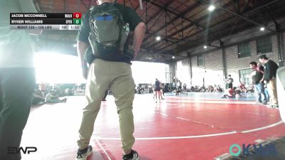 126 lbs Quarterfinal - Jacob McConnell, Wagoner Takedown Club vs Ryker Williams, Sperry Wrestling Club