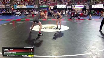 AA - 138 lbs Quarterfinal - Dane Lake, Flathead vs Gavin Cotton, Great Falls / MSDB