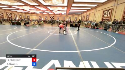 157 lbs Round Of 16 - Damian Rousseau, Ct vs Amir Meskhi, Pa